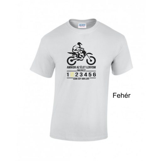 Kereknyakú Póló - Amikor az élet... Cross