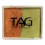 TAG csíkos arcfesték PEARL COPPER & PEARL BRONZE GREEN 50gr