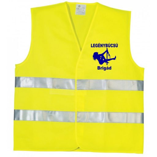 LÁTHATÓSÁGI BIZTONSÁGI MELLÉNY - Legénybúcsú Brigád
