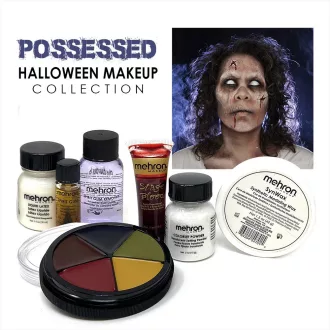 Mehron Possessed Halloween Makeup Collection – Professzionális SFX Smink Készlet (Ördögűző stílus)