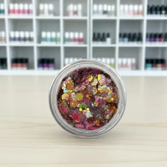 KiviArt Mixed Chunky Csillám CG52 - Vegyes Szemcsés Glitter Sminkhez