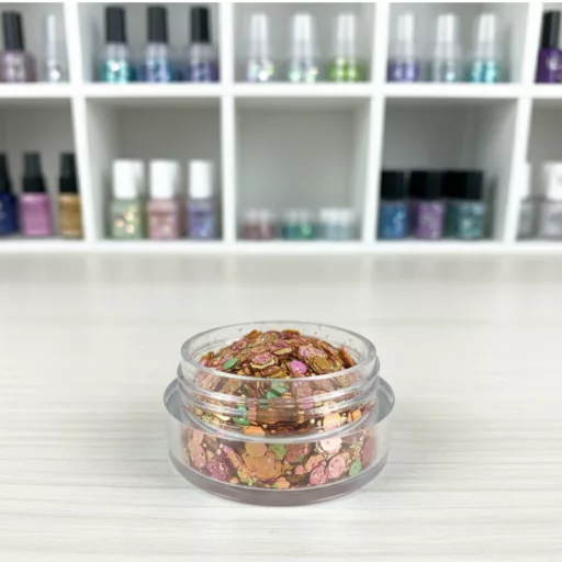 KiviArt Mixed Chunky Csillám CG52 - Vegyes Szemcsés Glitter Sminkhez