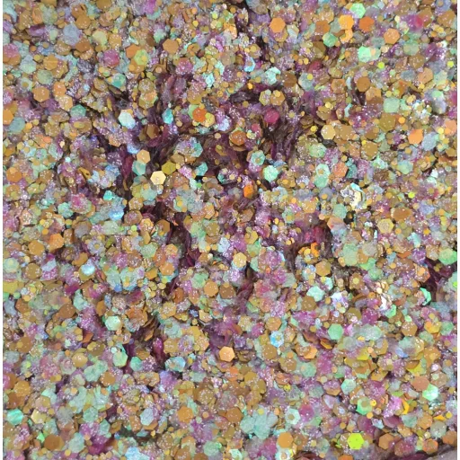 KiviArt Mixed Chunky Csillám CG52 - Vegyes Szemcsés Glitter Sminkhez