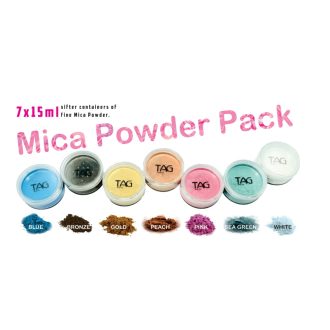 TAG MICA POWDER CSILLÁMPÚDER PACK - 7 X 15ML