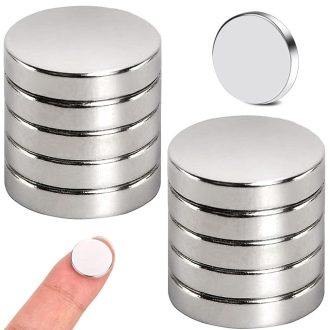 Erős neodímium mágnes 10mm x 2mm, 10db/cs