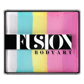   Fusion csíkos arcfesték Lodie UP Rainbow Cotton Candy 40 gr