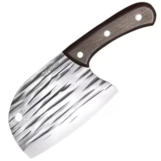 Foxter 25 cm-es japán stílusú aprító és séfkés ergonomikus fa markolattal.
