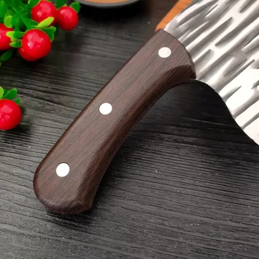Foxter 25 cm-es japán stílusú aprító és séfkés ergonomikus fa markolattal.