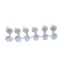 Kupakos tégely, tároló 6x3ml