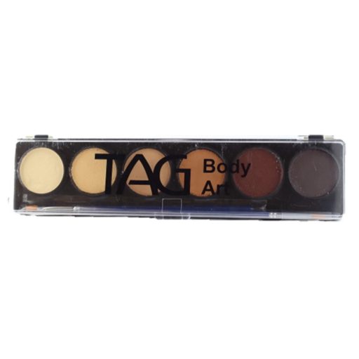 TAG SKIN COLOUR PALETTA + 2 ecset 6x10gr