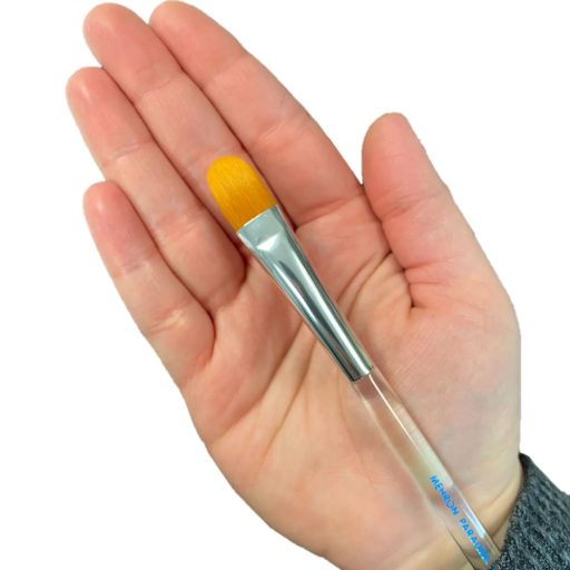 Mehron Paradise AQ 816 profi arc és testfestő filbert ecset - Wide Chisel