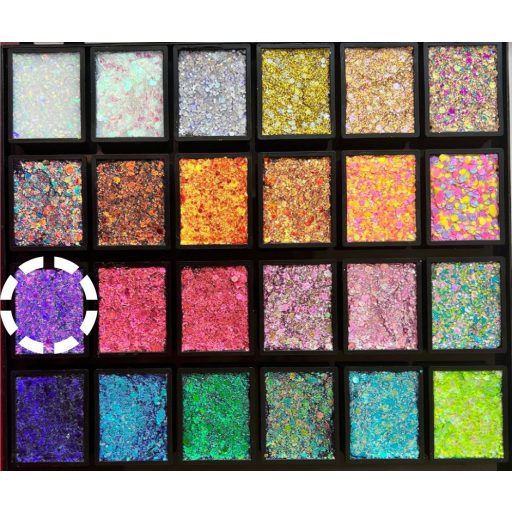 Fusion Glitter csillámkrém  utántöltő  Mystical Purple UV