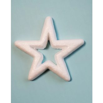 Sztirol Csillag üres - 10 cm