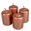 Adventi gyertya metál rose gold 4db/cs 40x60 mm