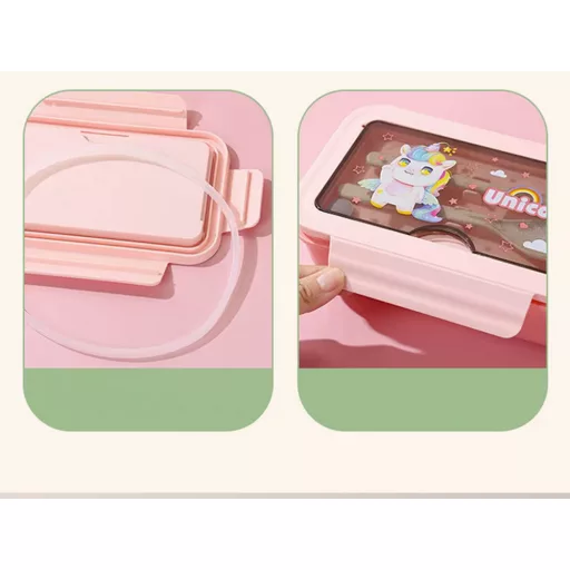 Rekeszes uzsonnás doboz 1L – szivárgásmentes bento box