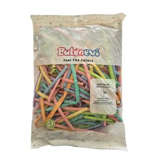 Modellező lufi 100 db-os vegyes pasztell színű csomag