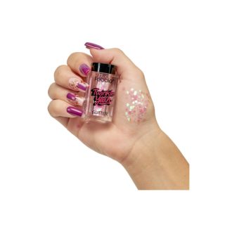 Febble Chunky csillám Holografikus Baby pink 08