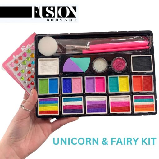 Fusion Body Art  Unicorn & Fairy arcfestés készlet -  Face Painting Kit