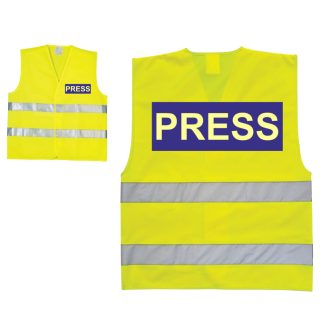 Press láthatósági mellény
