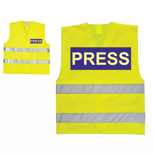 Press láthatósági mellény