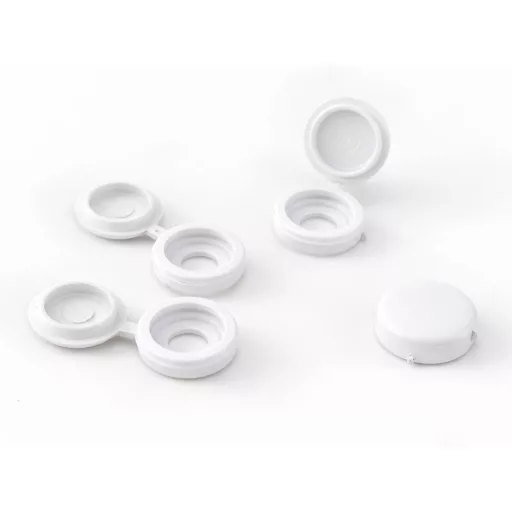 Csavartakaró Kupak Szett - Fehér 100db/cs