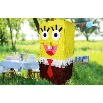 SpongyaBob Kockanadrág alakú színes party pinata szülinapi zsúrra