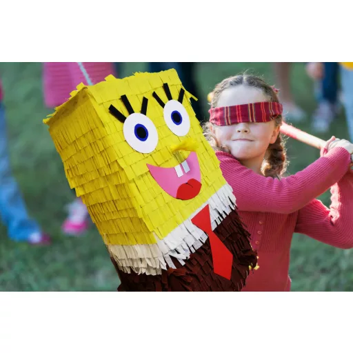 SpongyaBob Kockanadrág alakú színes party pinata szülinapi zsúrra
