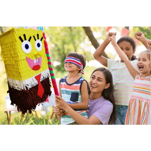 SpongyaBob Kockanadrág alakú színes party pinata szülinapi zsúrra