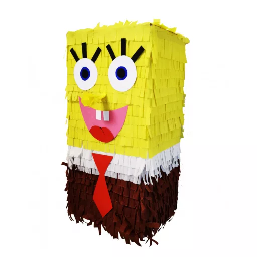 SpongyaBob Kockanadrág alakú színes party pinata szülinapi zsúrra
