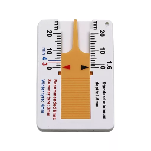 Gumiabroncs futófelület mélységmérő 0–20 mm