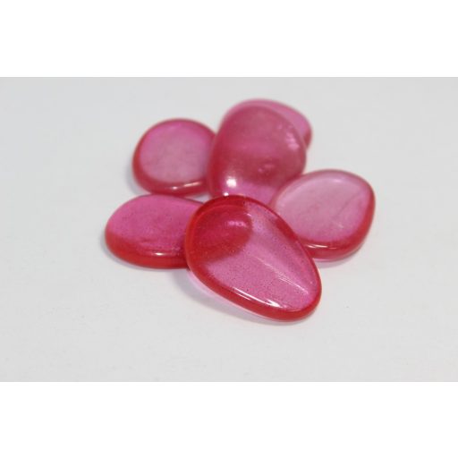 Dekor üvegkavics világos pink 40 mm 500gr
