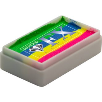 Diamond FX csíkos arcfesték - Neon Rainbow (28g)