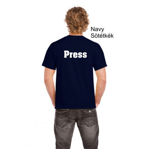 Póló - Press, Sajtó, Fotó, Photo 