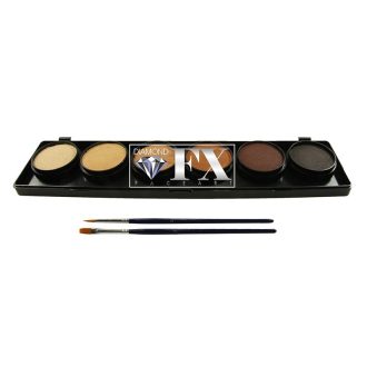 Diamond FX 6 színű arcfesték készlet - Skin Tones 6x10g 