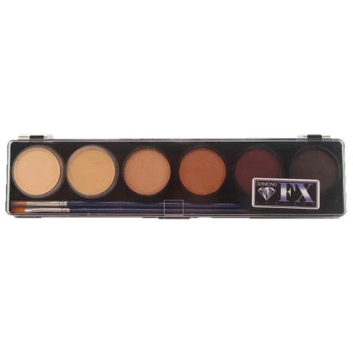 Diamond FX 6 színű arcfesték készlet - Skin Tones 6x10g 