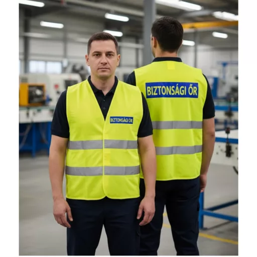 LÁTHATÓSÁGI BIZTONSÁGI MELLÉNY - BIZTONSÁGI ŐR