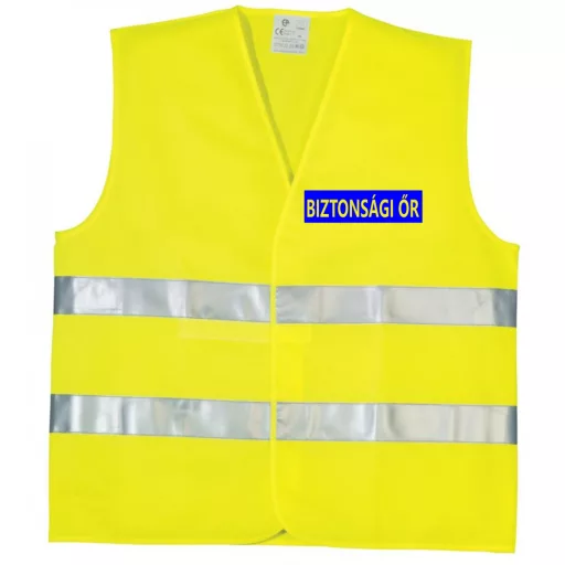 LÁTHATÓSÁGI BIZTONSÁGI MELLÉNY - BIZTONSÁGI ŐR