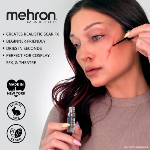 Mehron ecsetes Rigid Collodion 4 ml