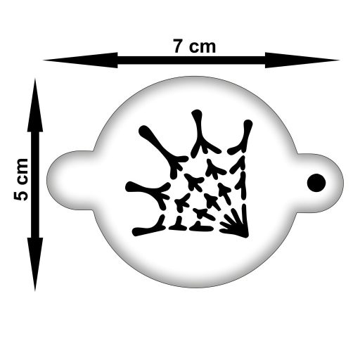 Arcfestő mini sablon szett 6db/cs