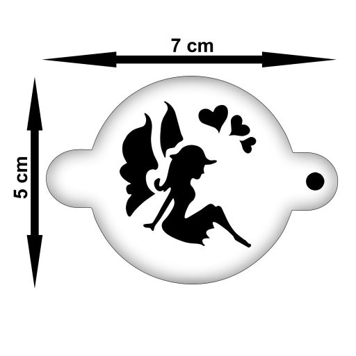 Arcfestő mini sablon szett 6db/cs