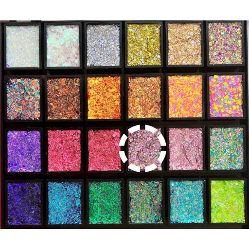 Fusion Glitter csillámkrém  utántöltő  Lavender Fields UV