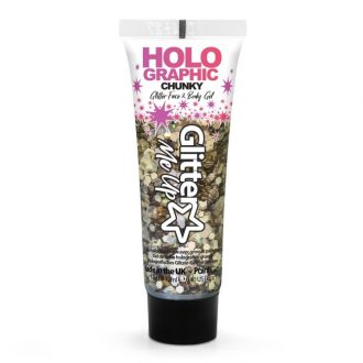 Holographic nagyszemcsés csillámzselé - Golden girl