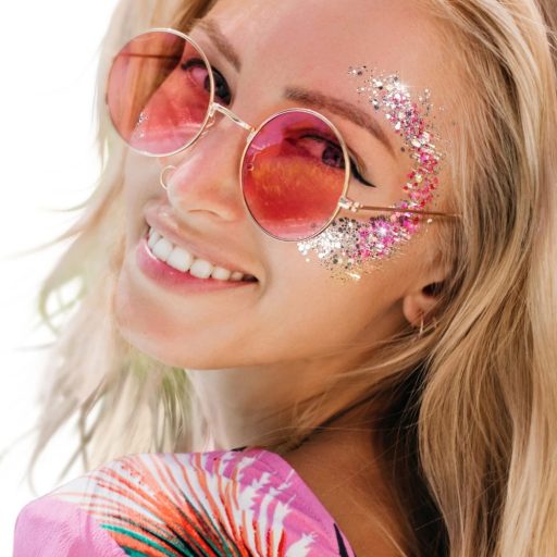 Holographic nagyszemcsés csillámzselé - Golden girl