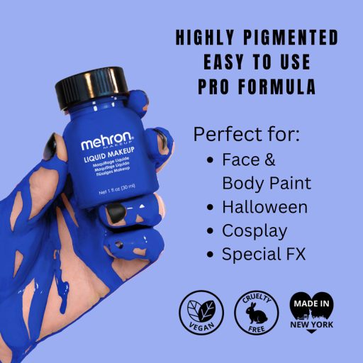 Mehron Folyékony Kék - Liquid Blue (30 ml)
