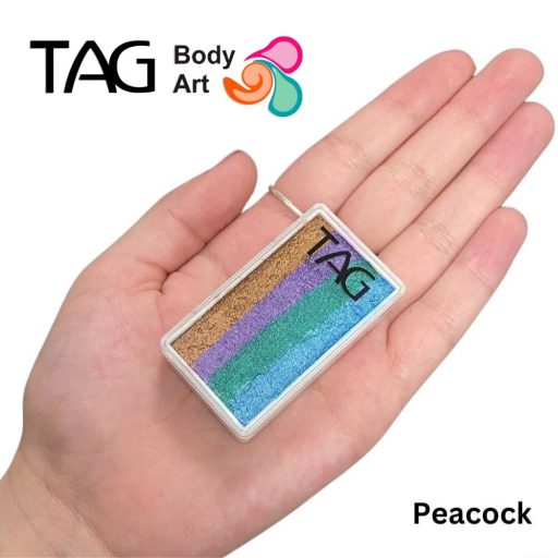 TAG csíkos arcfesték PEACOCK gyöngyház 30gr