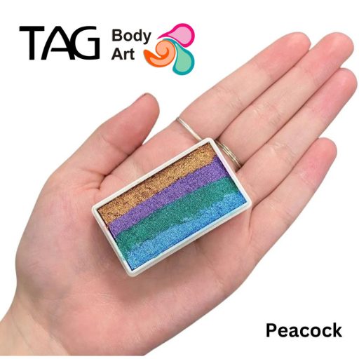 TAG csíkos arcfesték PEACOCK gyöngyház 30gr