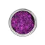 PXP Chunky Csillámkrém Purple Haze 10ml-es tégelyben, nagyméretű lila csillámdarabokkal zselés alapon, fesztivál sminkhez