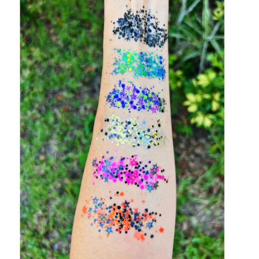 VIVID Glitter csillámkrém Nocturnal 6 színű paletta