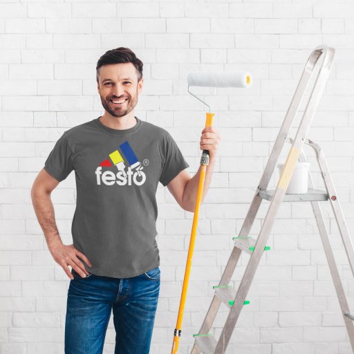 Egyedi festő póló – Kényelmes viselet szobafestőknek és dekoratőröknek