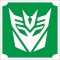 Csillámtetoválás sablon 5x5 cm-es  - Transformers autobot 9
